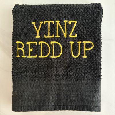 Yinz Redd Up Hand Towel